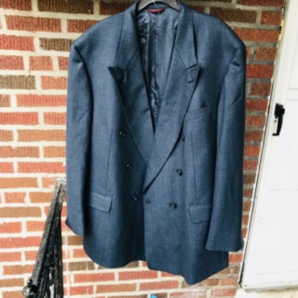 Hart Schnaffer and Marx Double Breast Suit Jacket